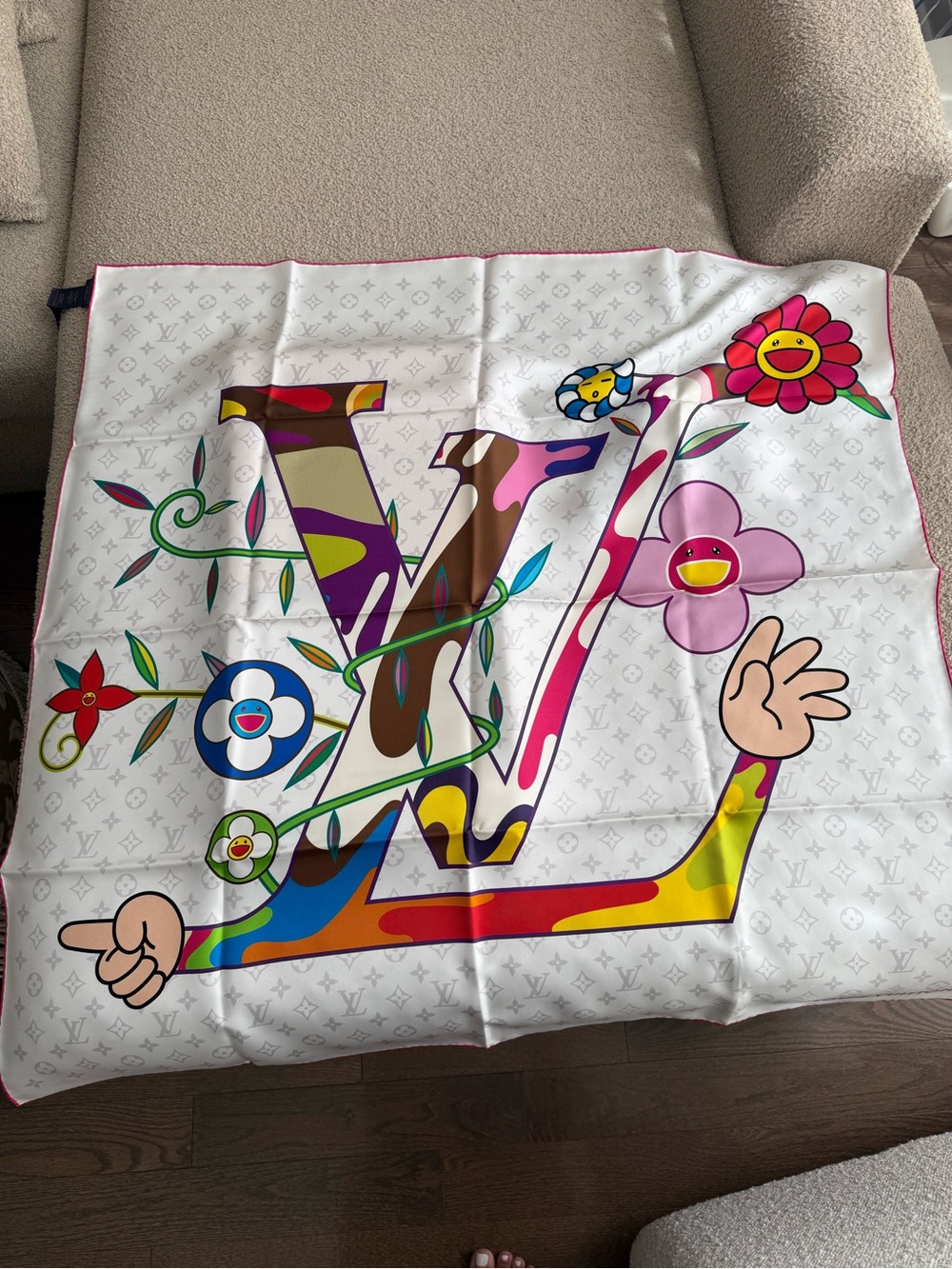 LV x TM Monogram Superflat Square 90